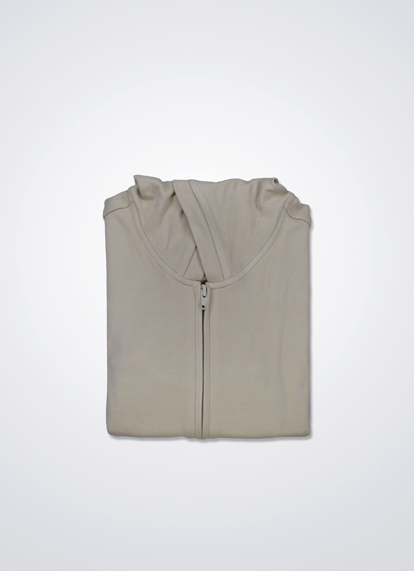 Oyster-Gray by Hooded Jacket