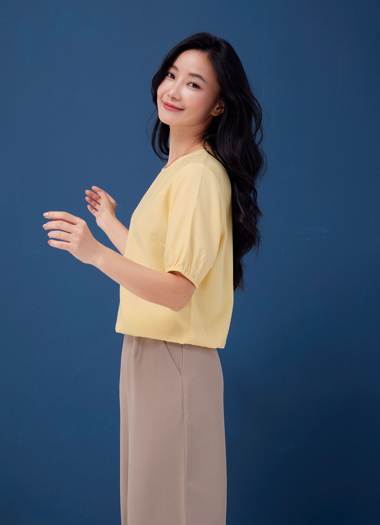 Pale-Banana by Sleeve Blouse
