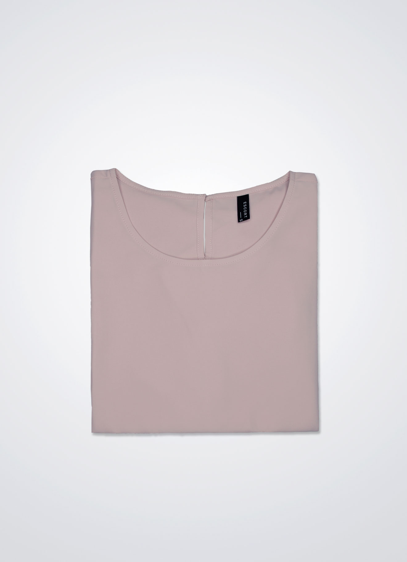 Pale-Dogwood by Round-Neck Top