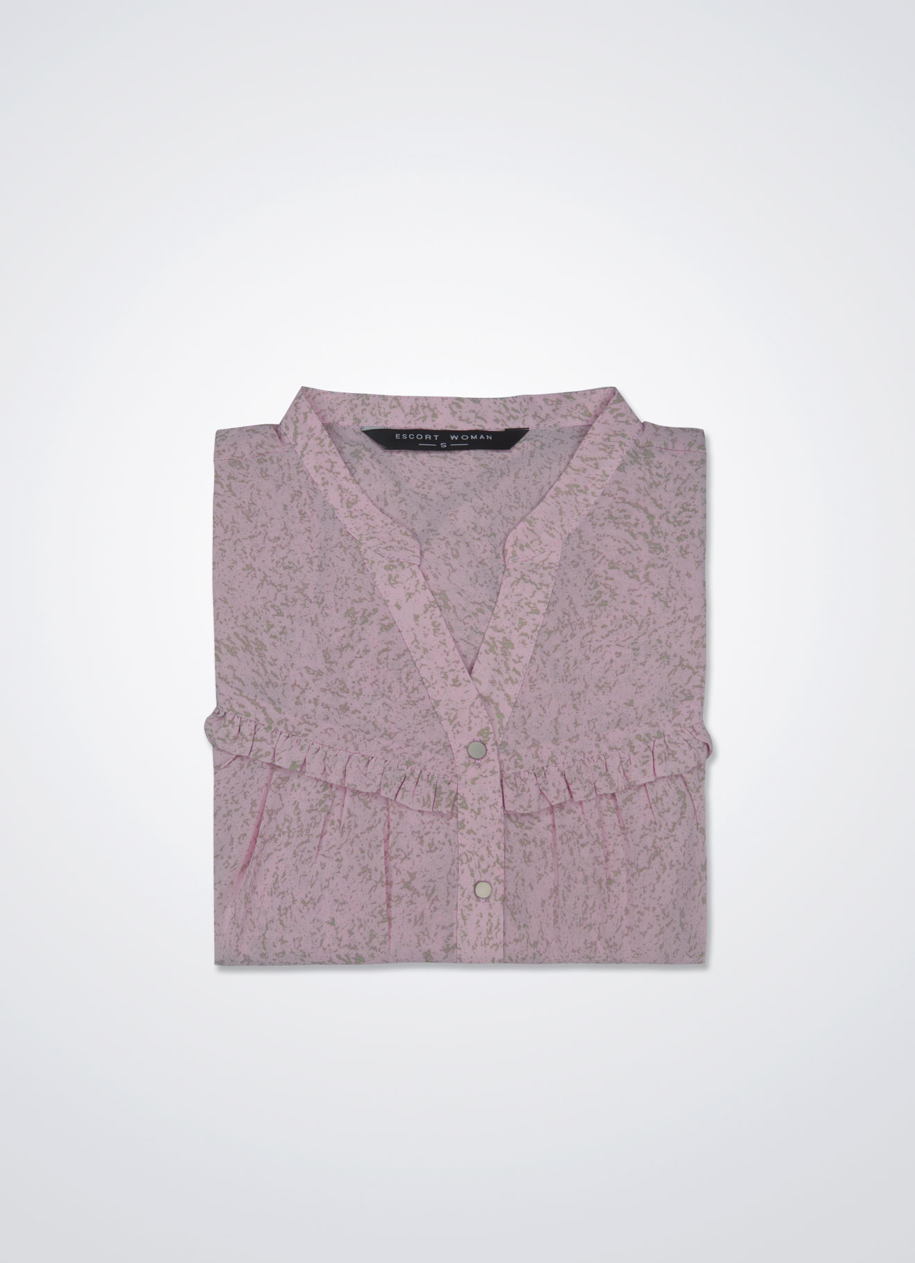 Pale-Lilac by Long Sleeve Blouse