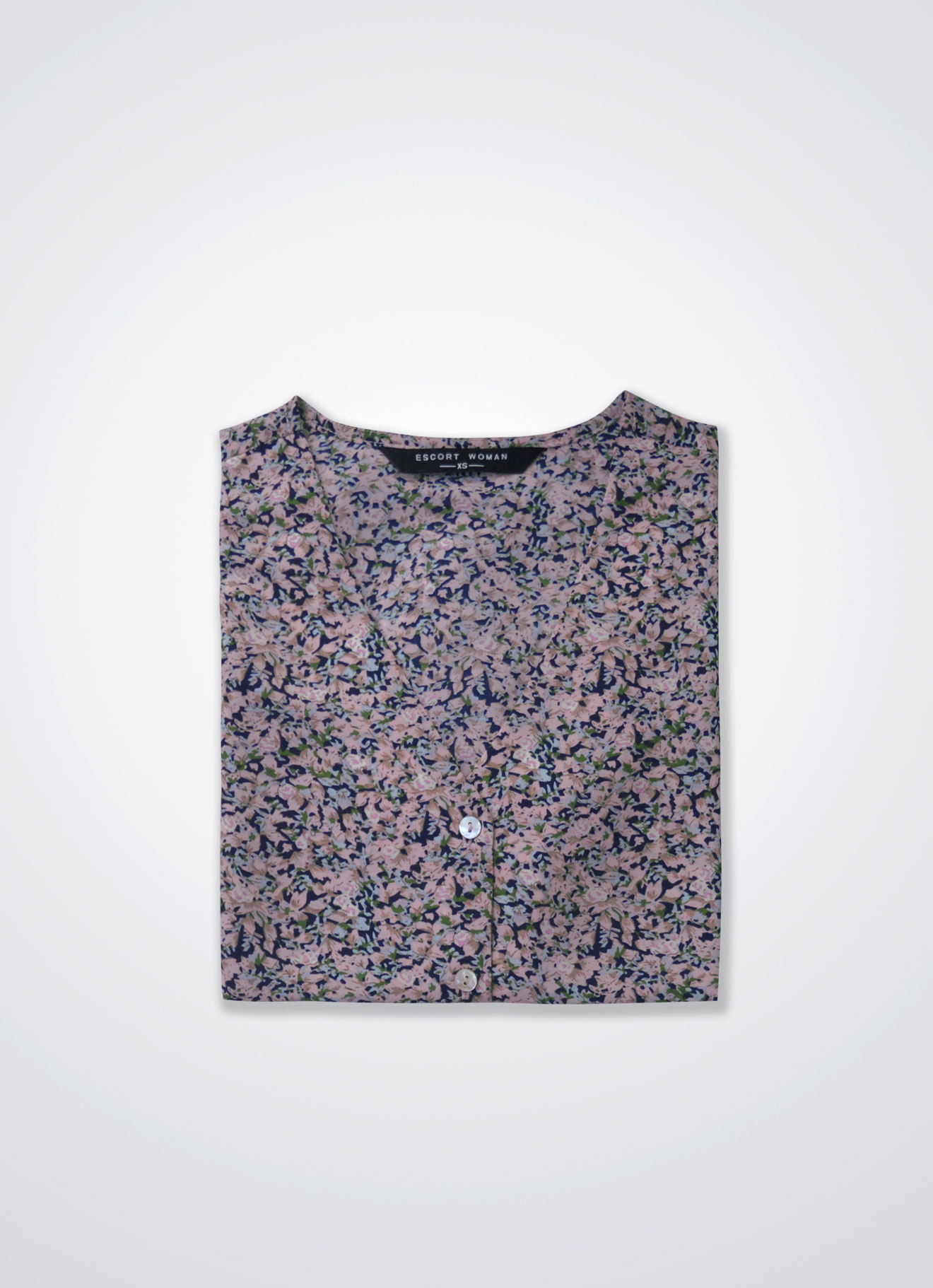 Peach-Melba by V-Neck Blouse