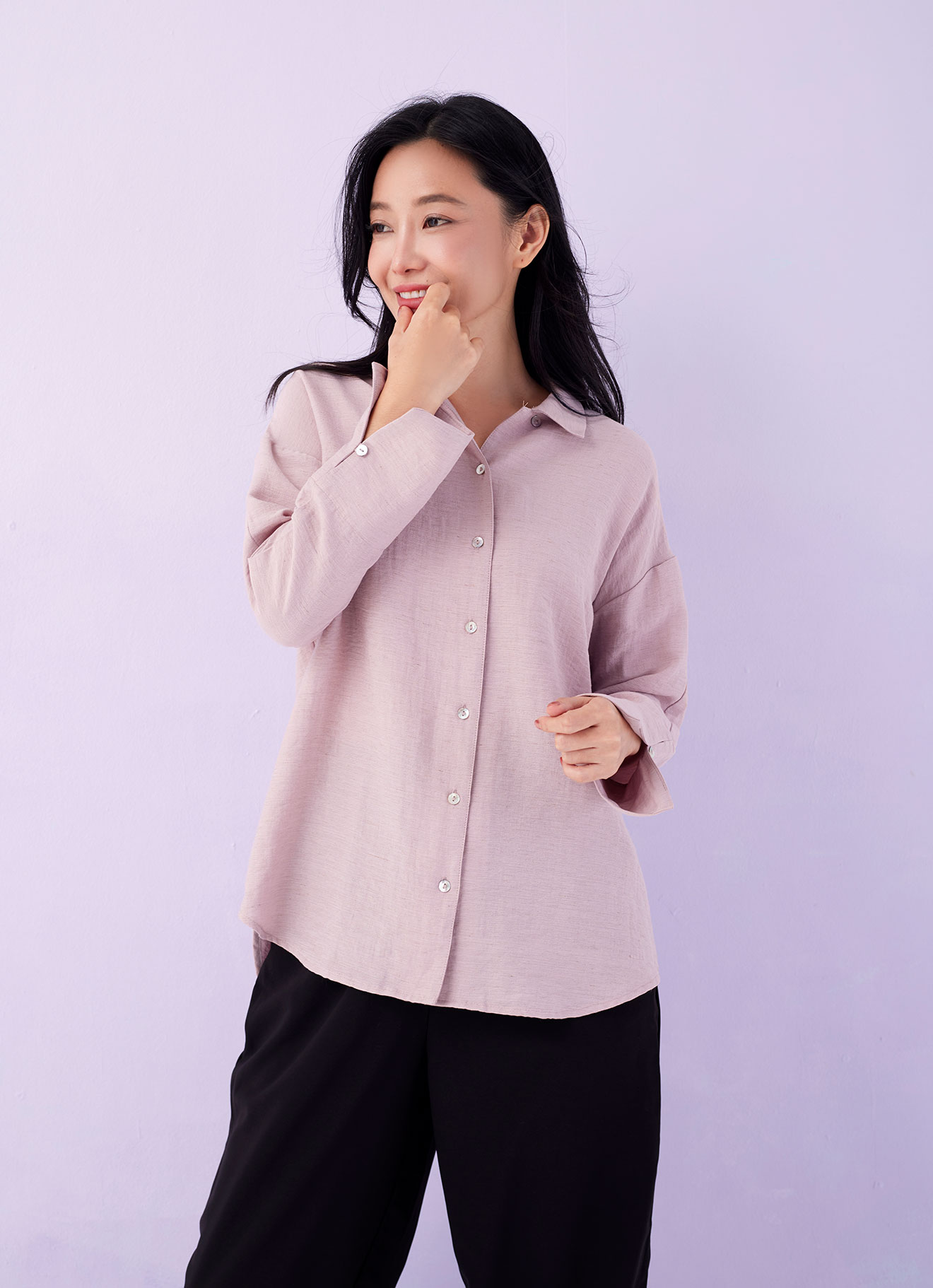 Peachskin by BUTTON SHIRT