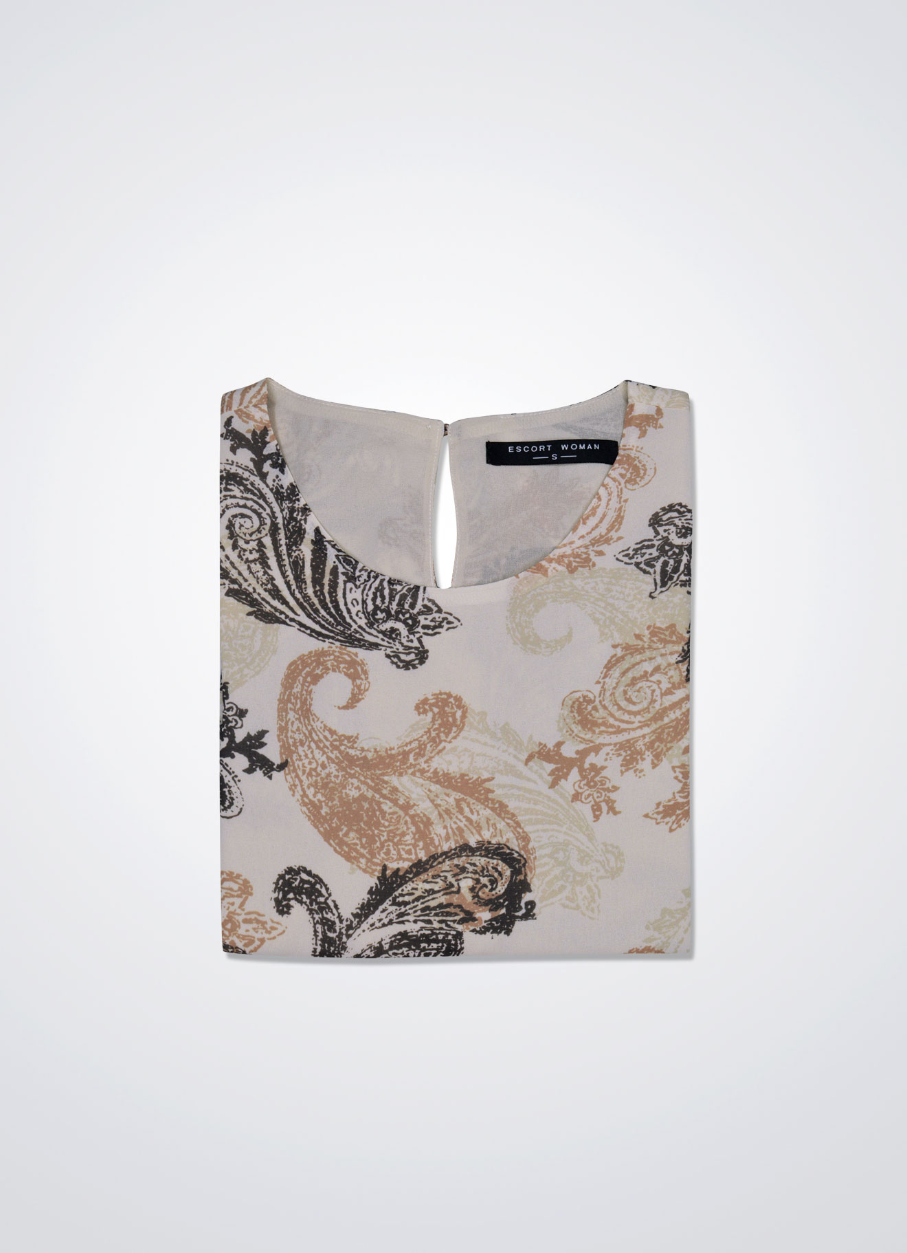 Pearled-Ivory by Sleeve Blouse