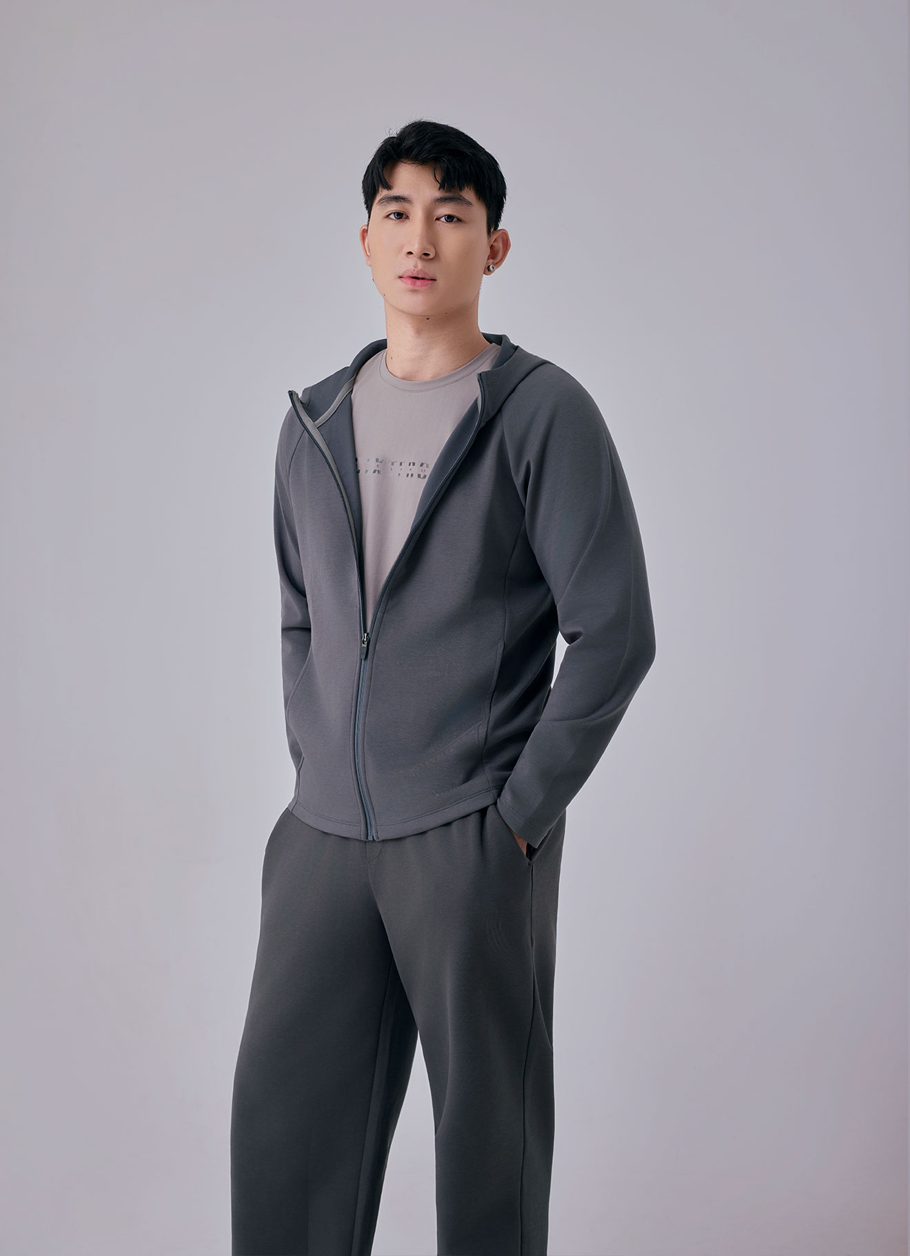 Pewter by Hooded Jacket