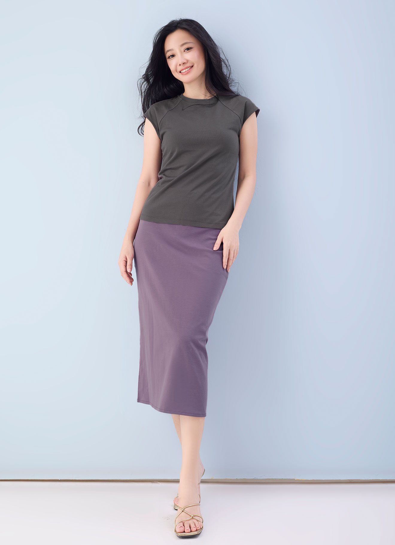 Pewter by Sleeve Blouse