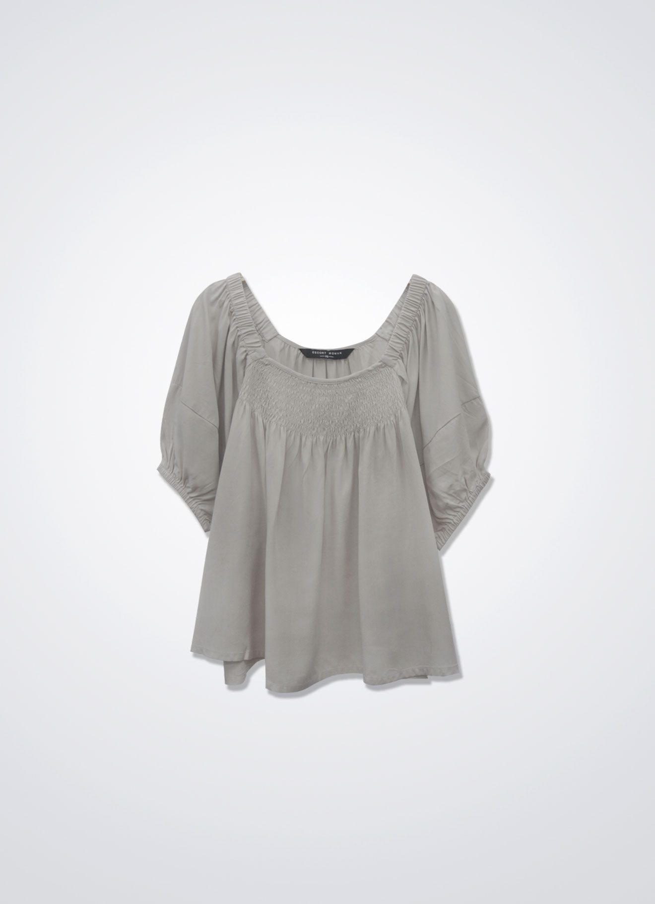 Pink-Tint by Sleeve Blouse