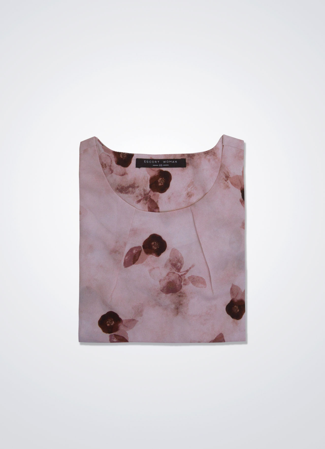 Powder-Pink by Sleeve Blouse