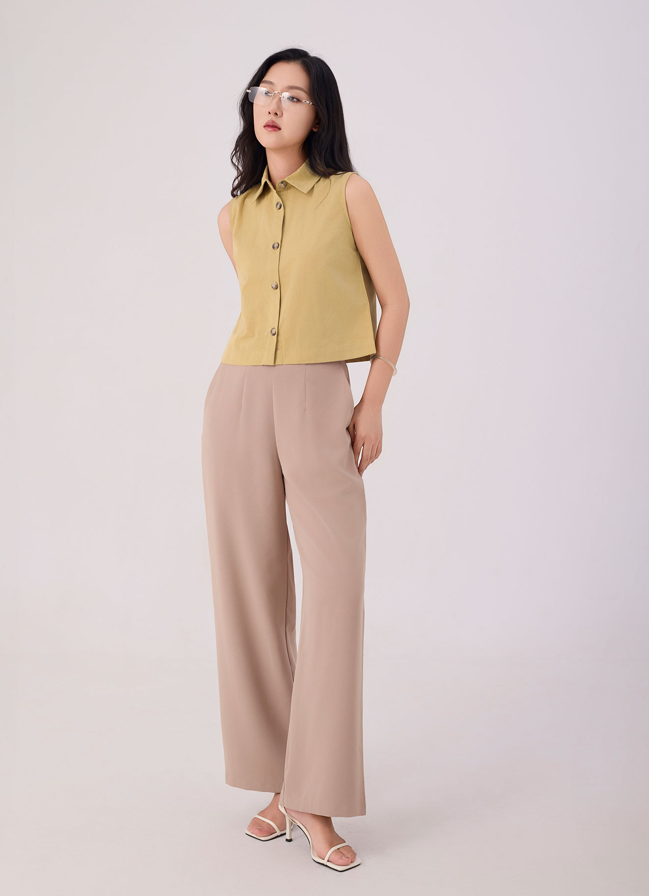 Prairie-Sand  by Sleeveless Shirt