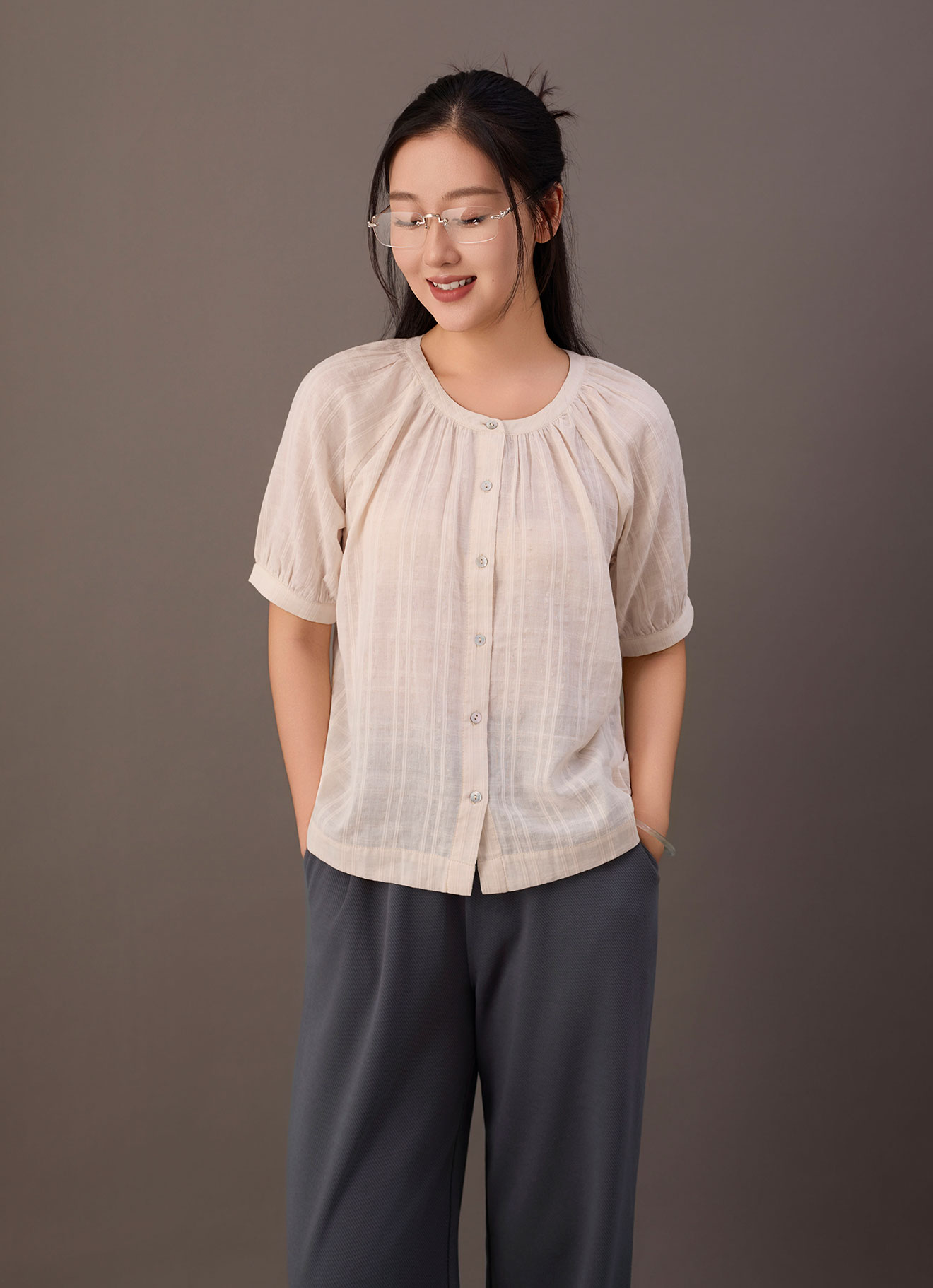 Pristine  by Sleeve Blouse