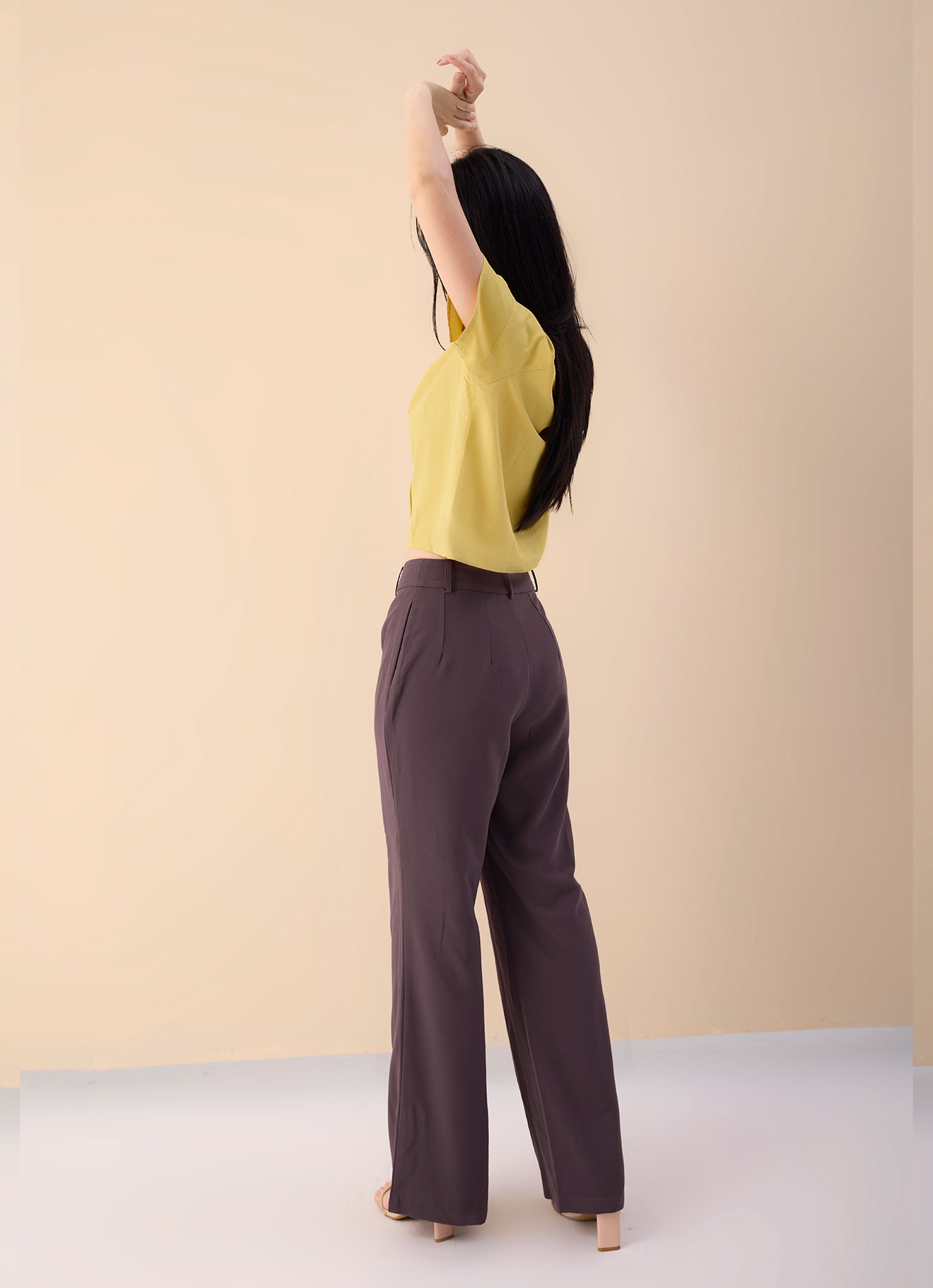 Puce by Wide-leg pants
