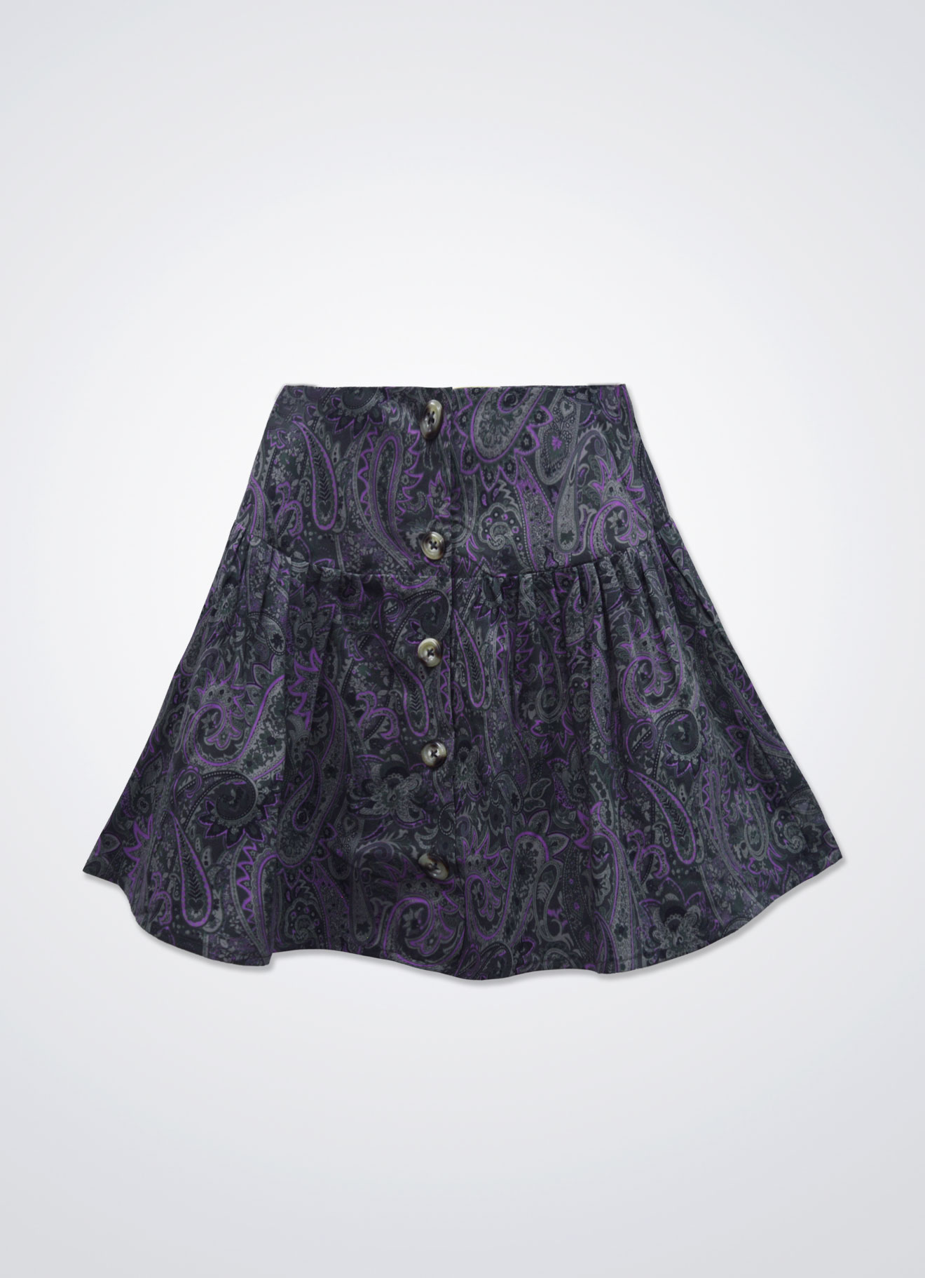 Radiant-Orchid by High-waisted mini skirt