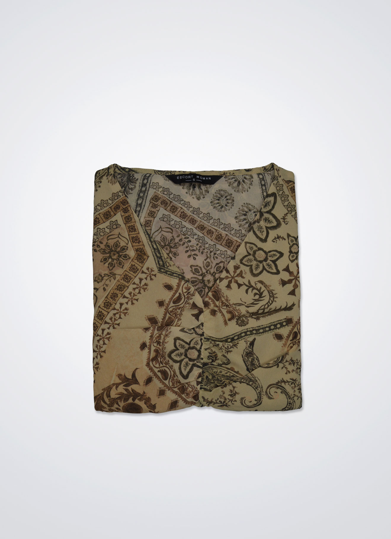 Reed-Yellow by V-Neck Top