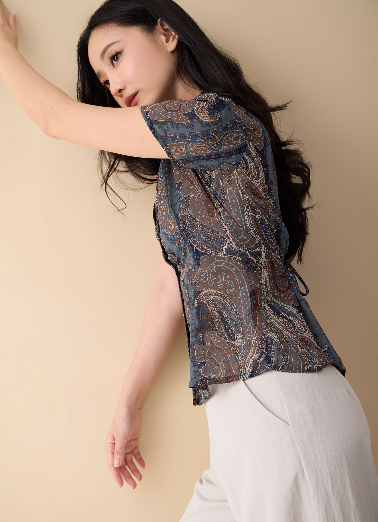 Rock-Ridge by Printed Blouse
