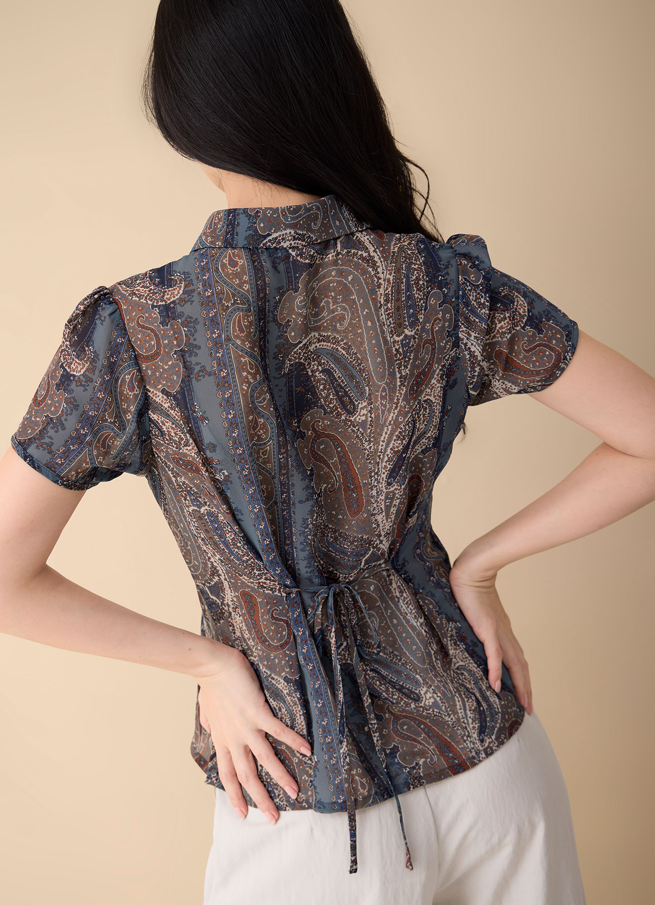 Rock-Ridge by Printed Blouse