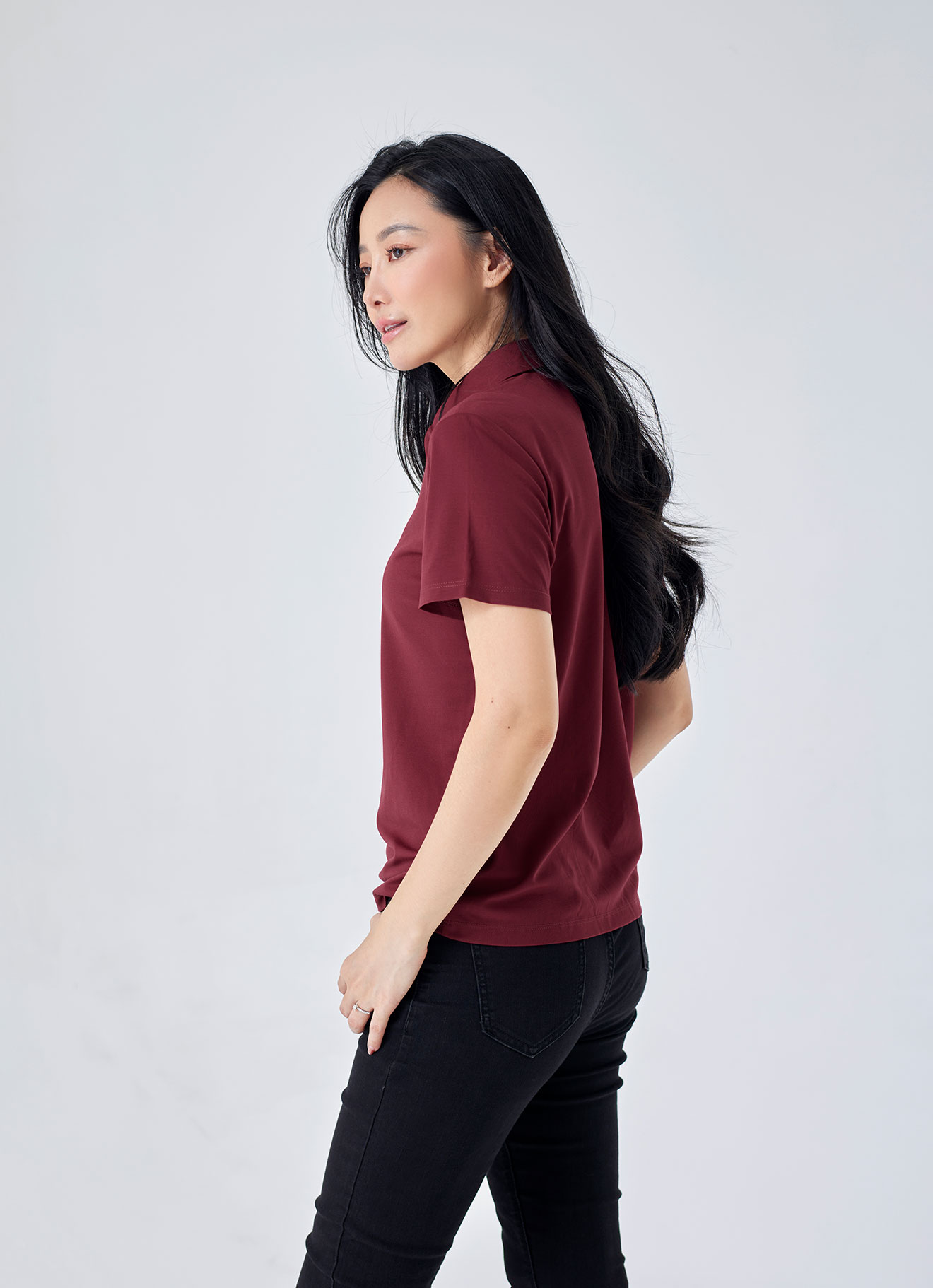Ruby-Wine by Polo Shirt