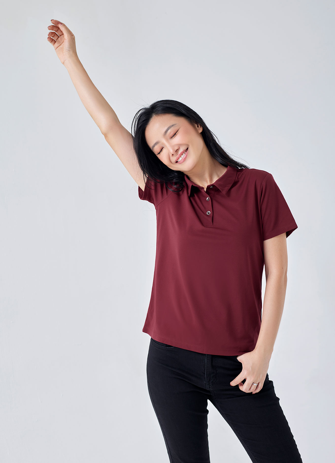 Ruby-Wine by Polo Shirt