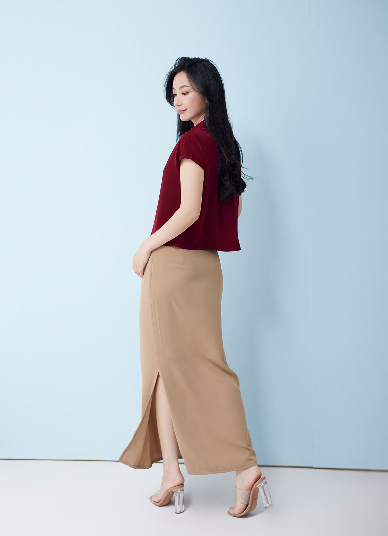 Rumba-Red by Sleeve Top