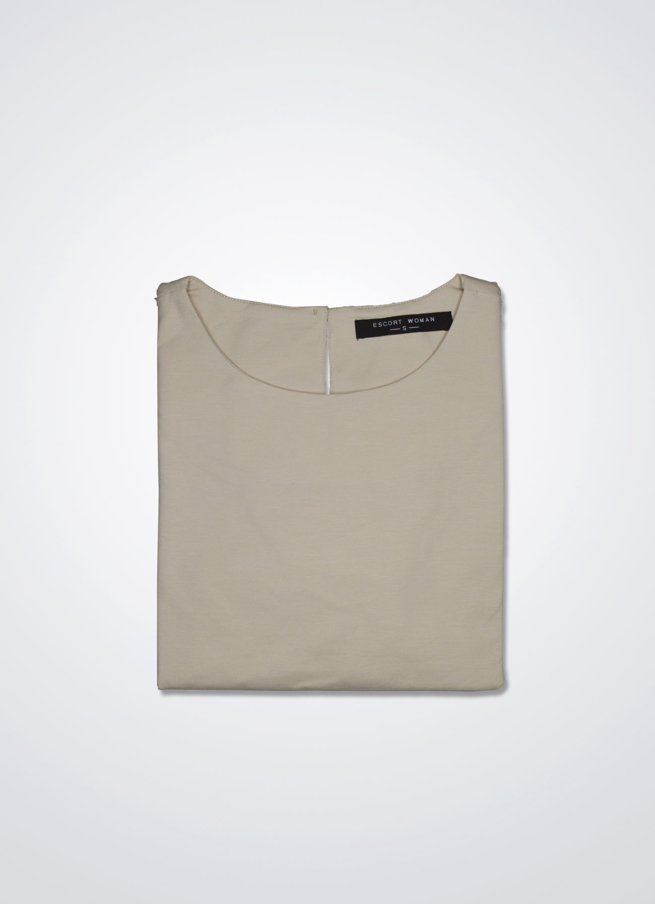 SandShell by Round-Neck Blouse