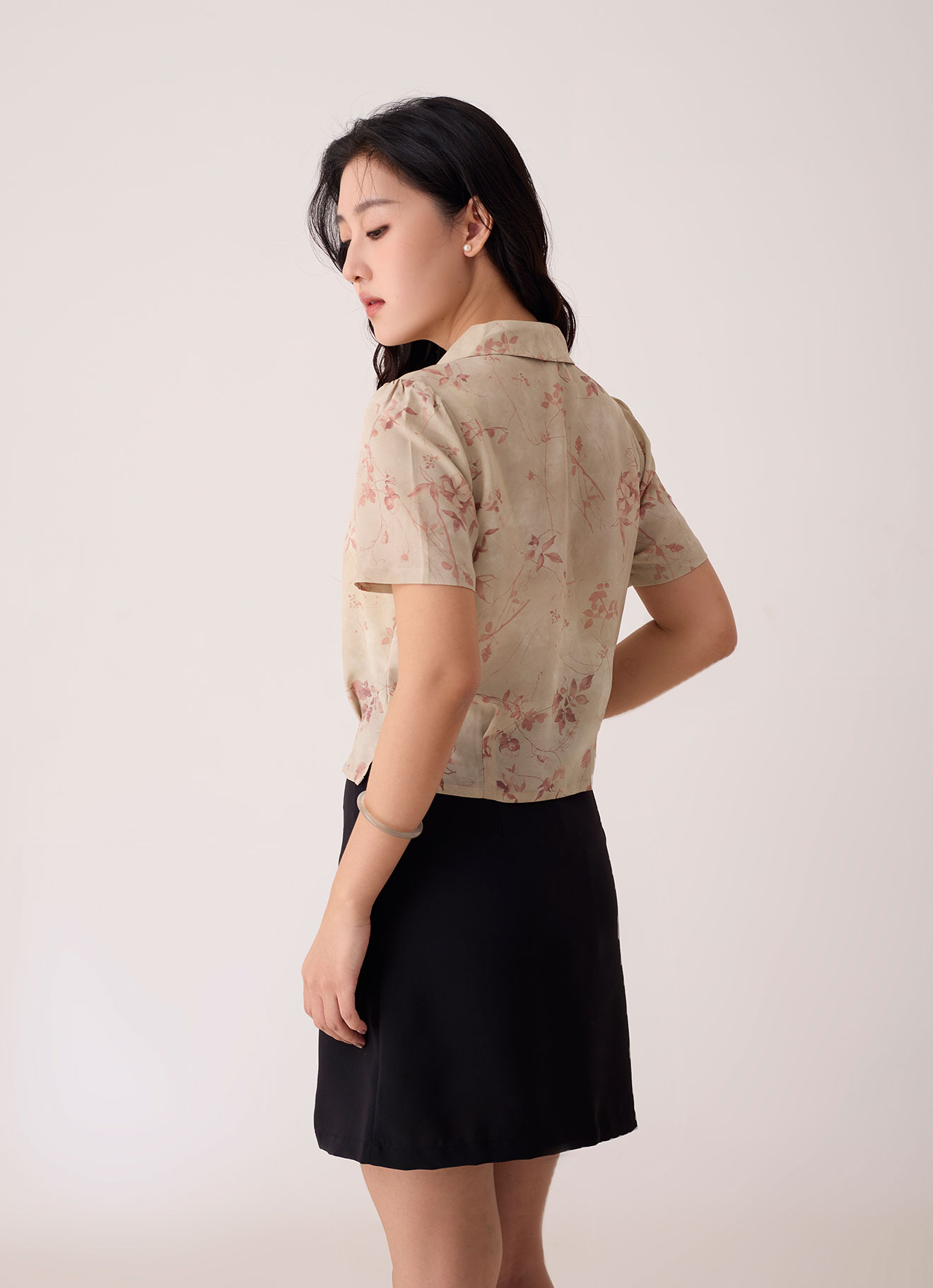 Shifting-Sand by Printed Blouse