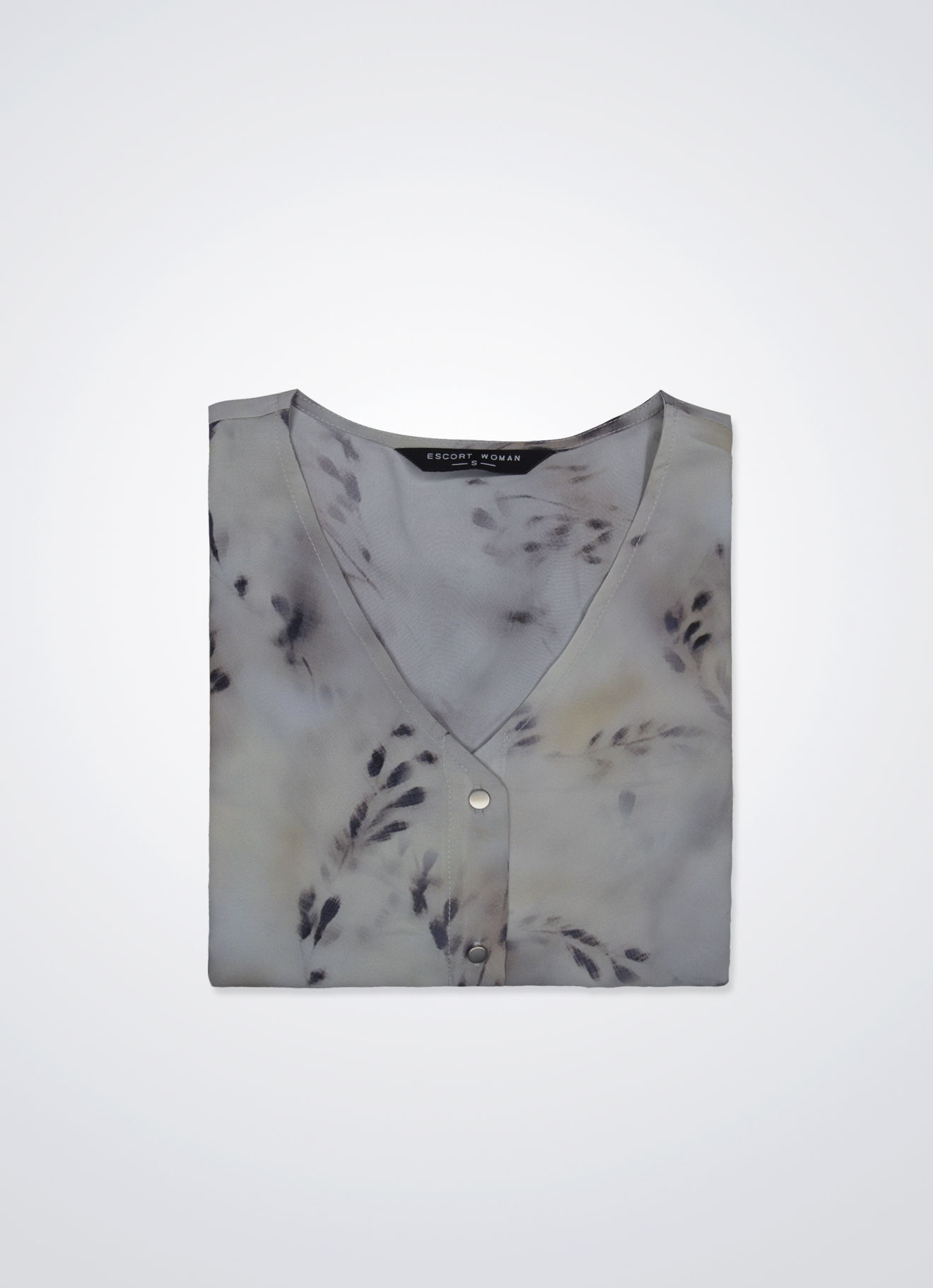 Silver-Birch by V-Neck Blouse