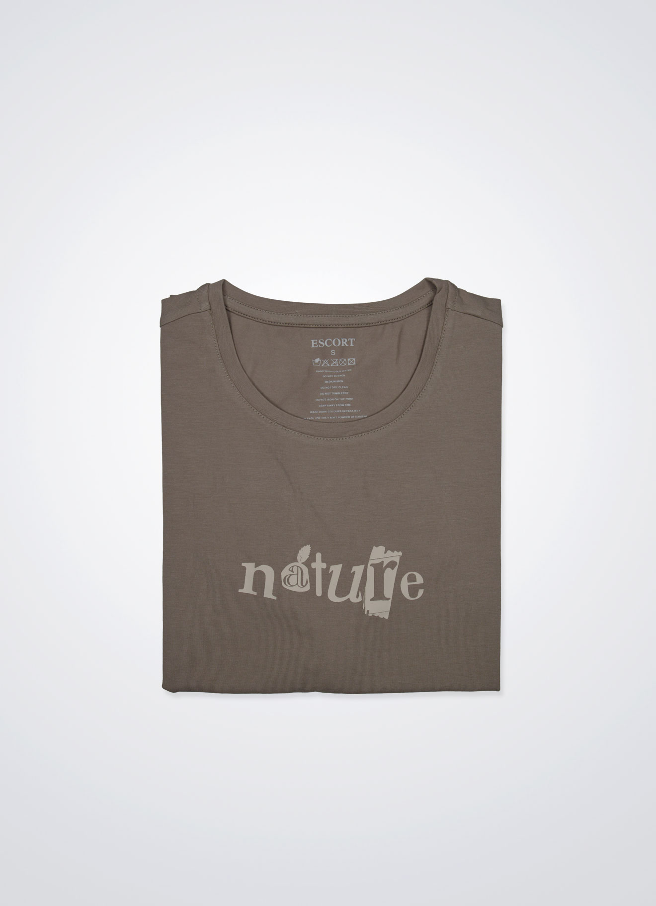 Silver-Mink by Printed T-Shirt