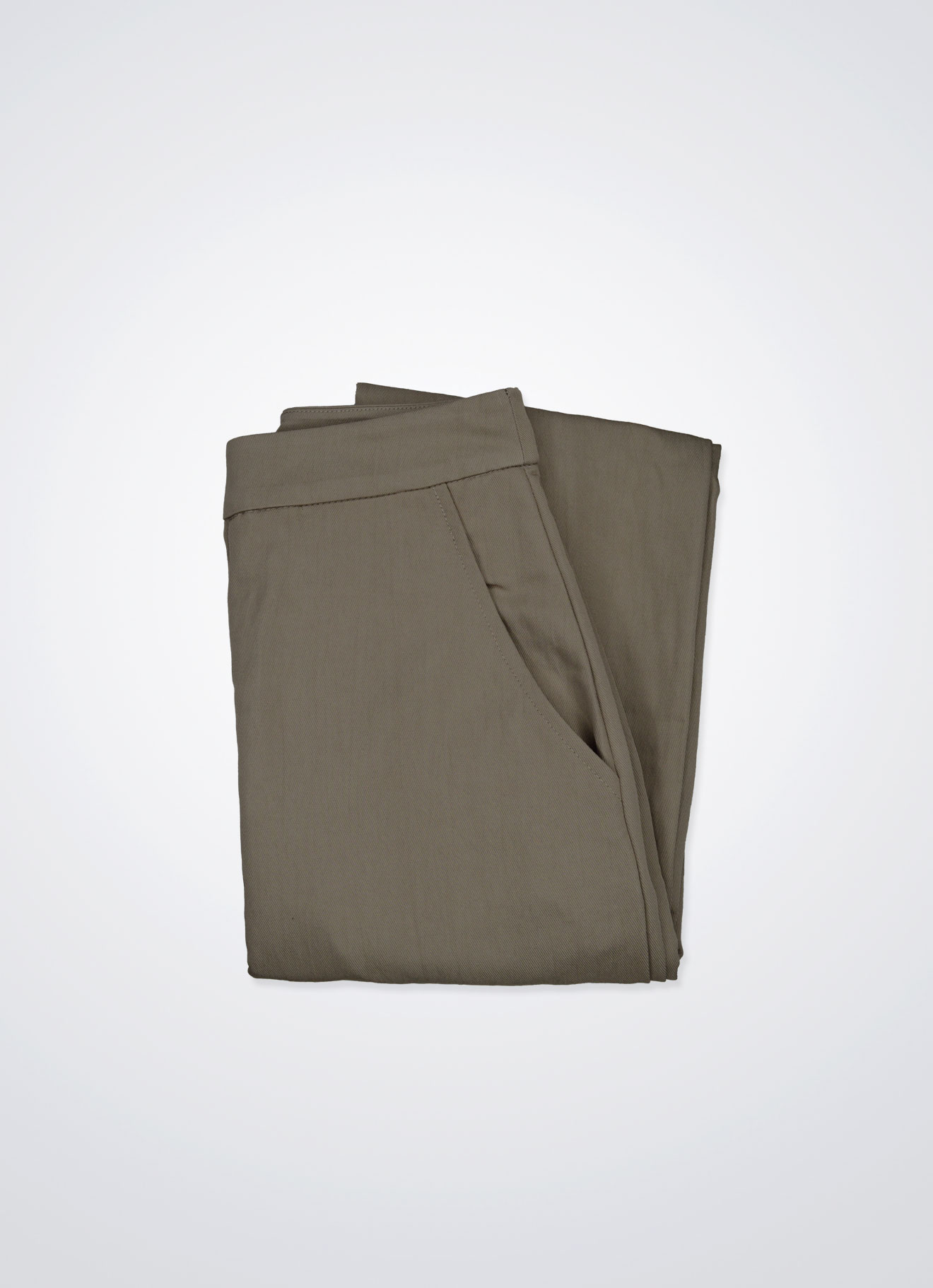 Silver-Mink by Wide-Leg Pants