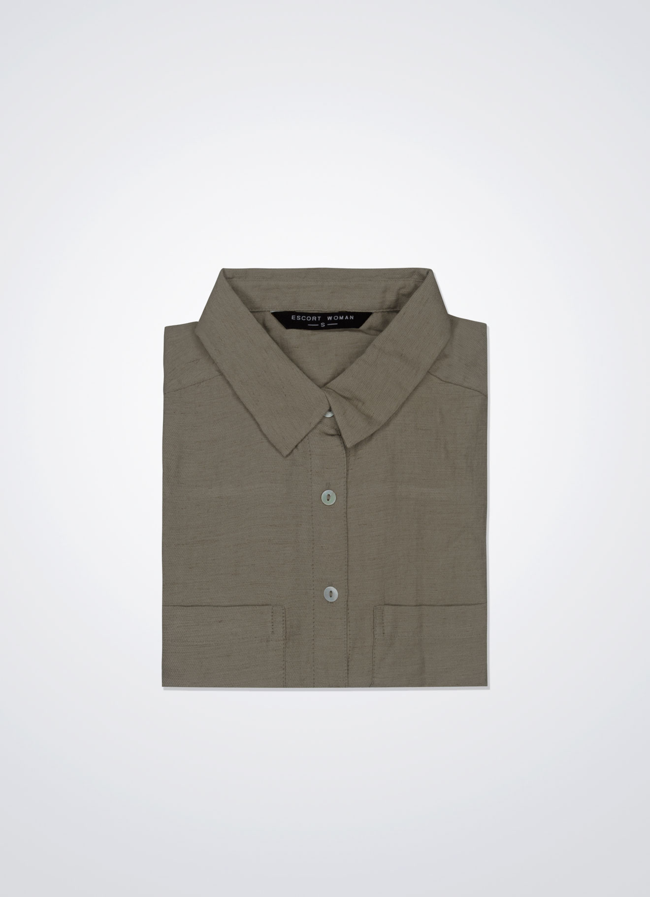 Silver-Mink by Sleeveless Blouse