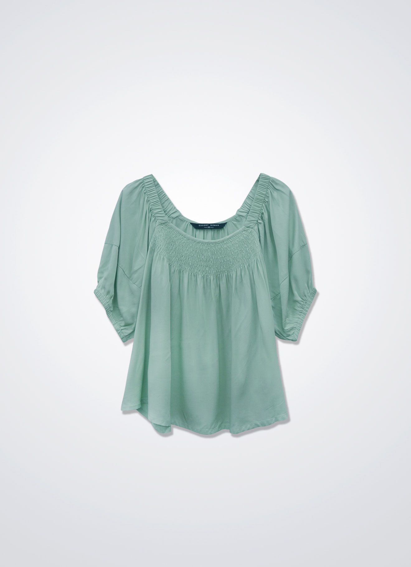 Smoke-Green by Sleeve Blouse