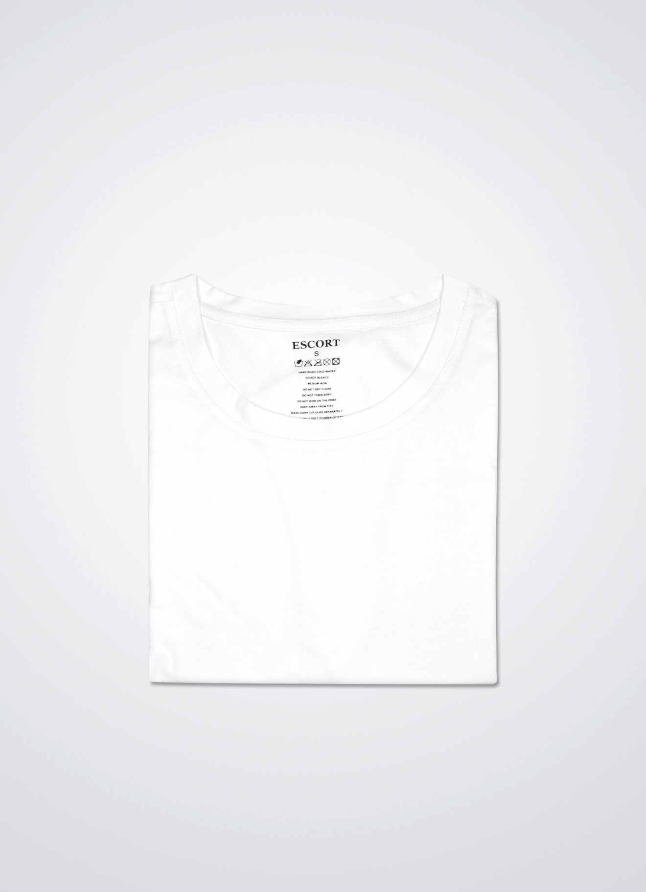 Snow-White by Round-Neck Top