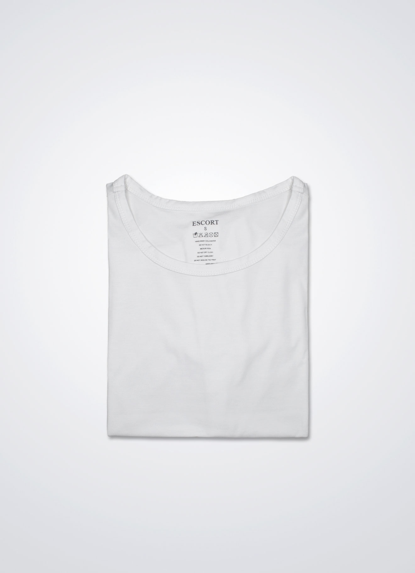 Snow-White by Round-Neck Blouse