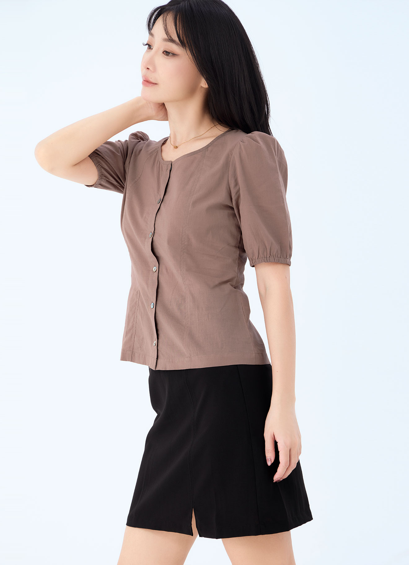 Stucco  by Puff Sleeve Top