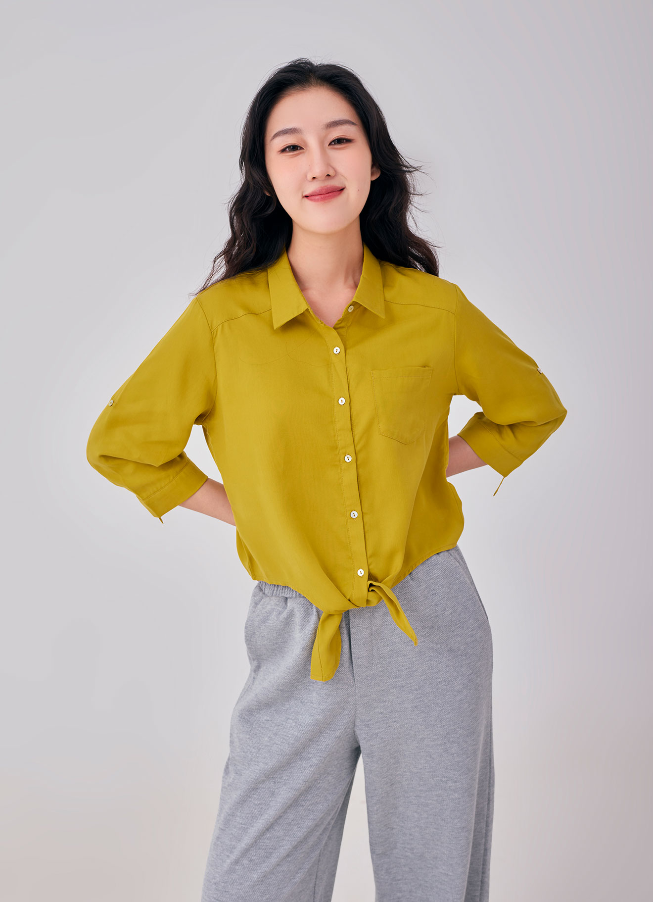 Sulpur by SHIRT WITH KNOT