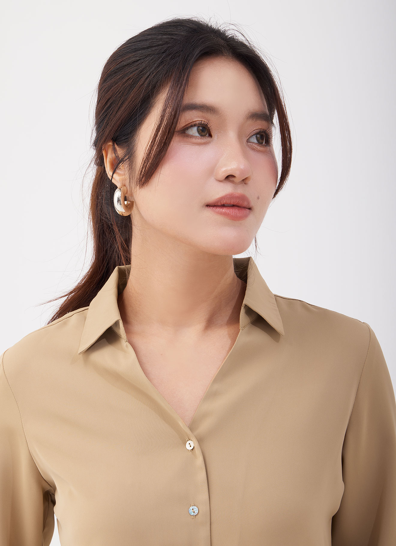 Tan by Shirt