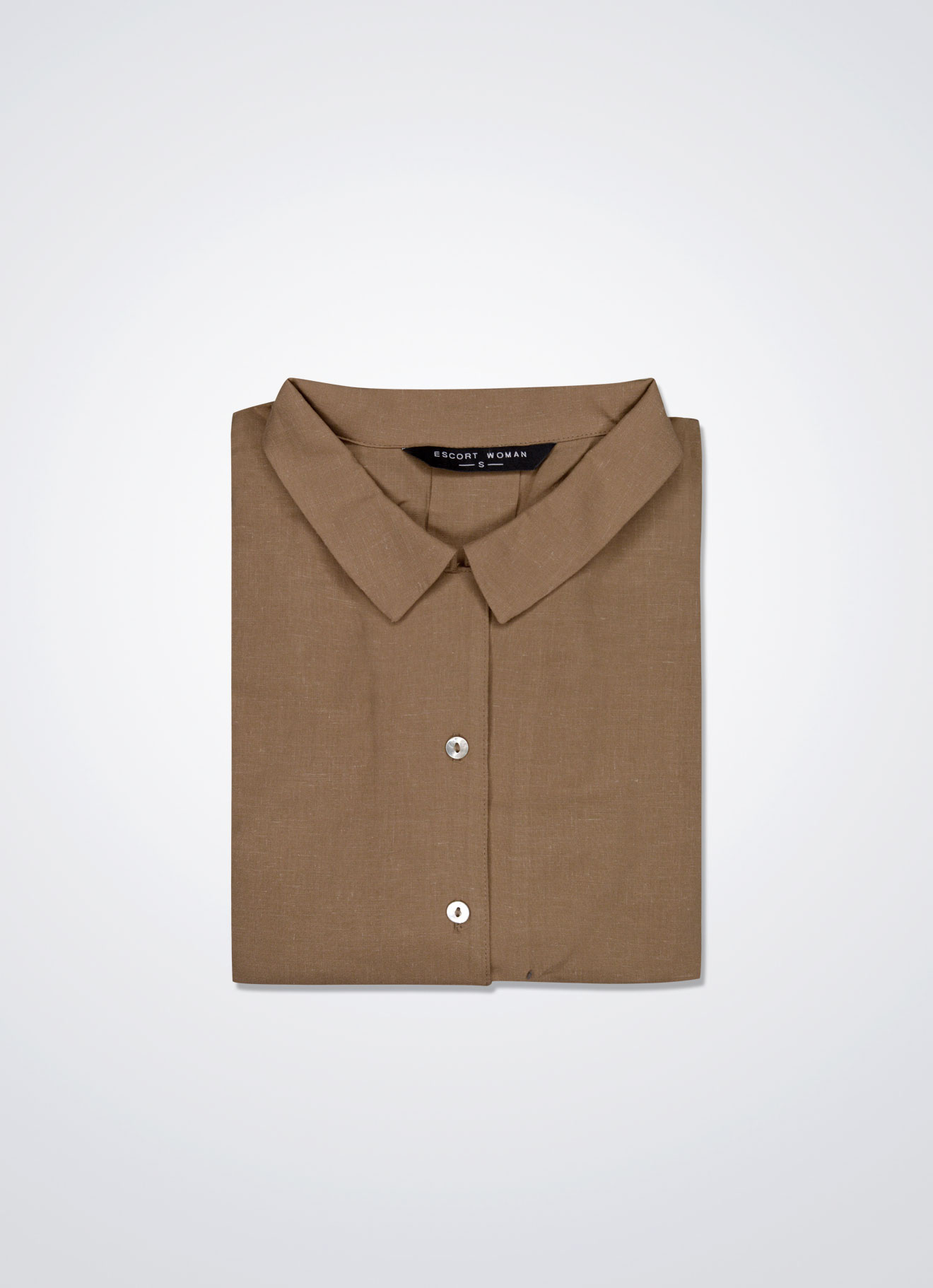 Tan by Shirt Collor Blouse