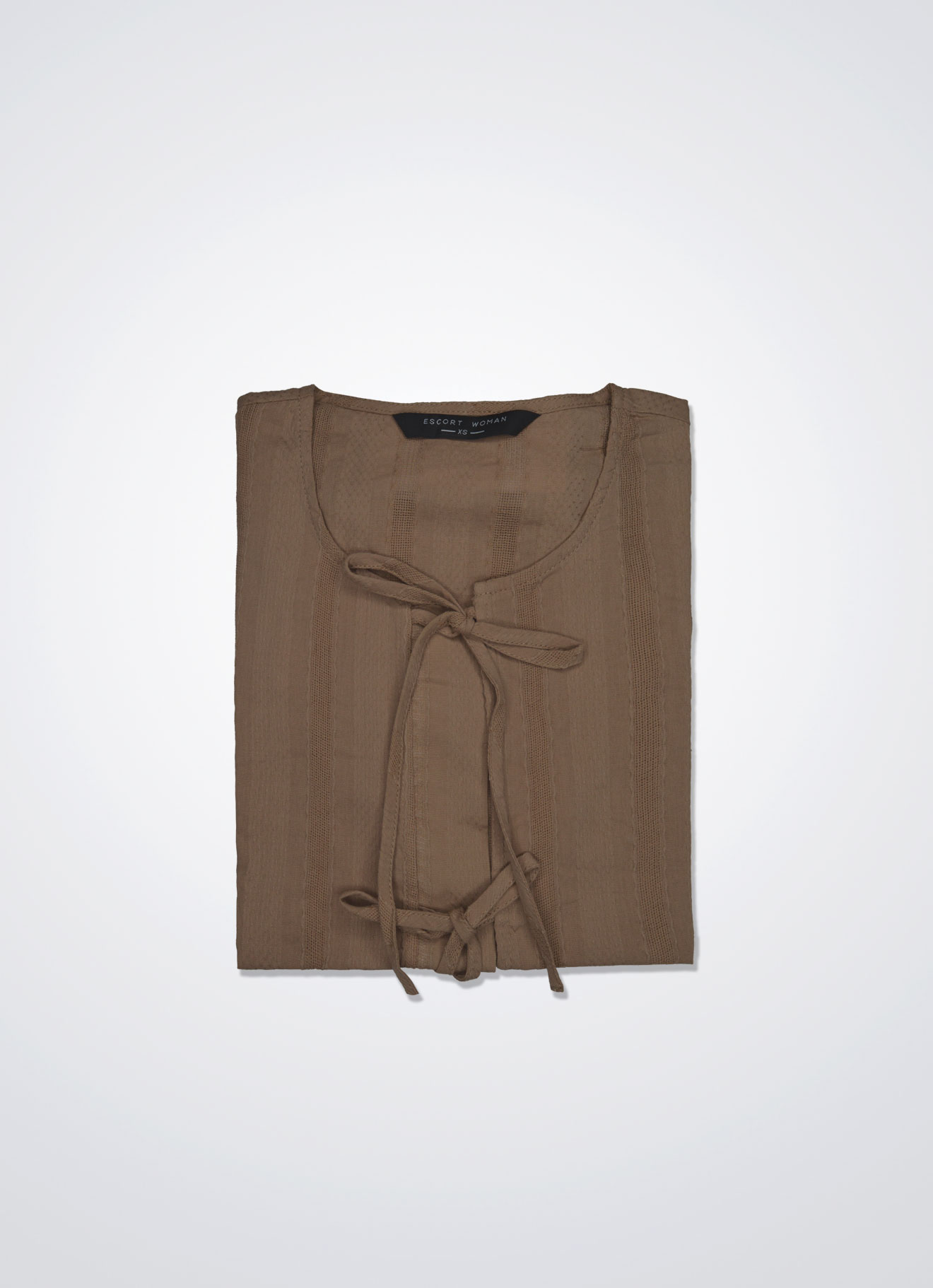 Tan by Sleeve Blouse