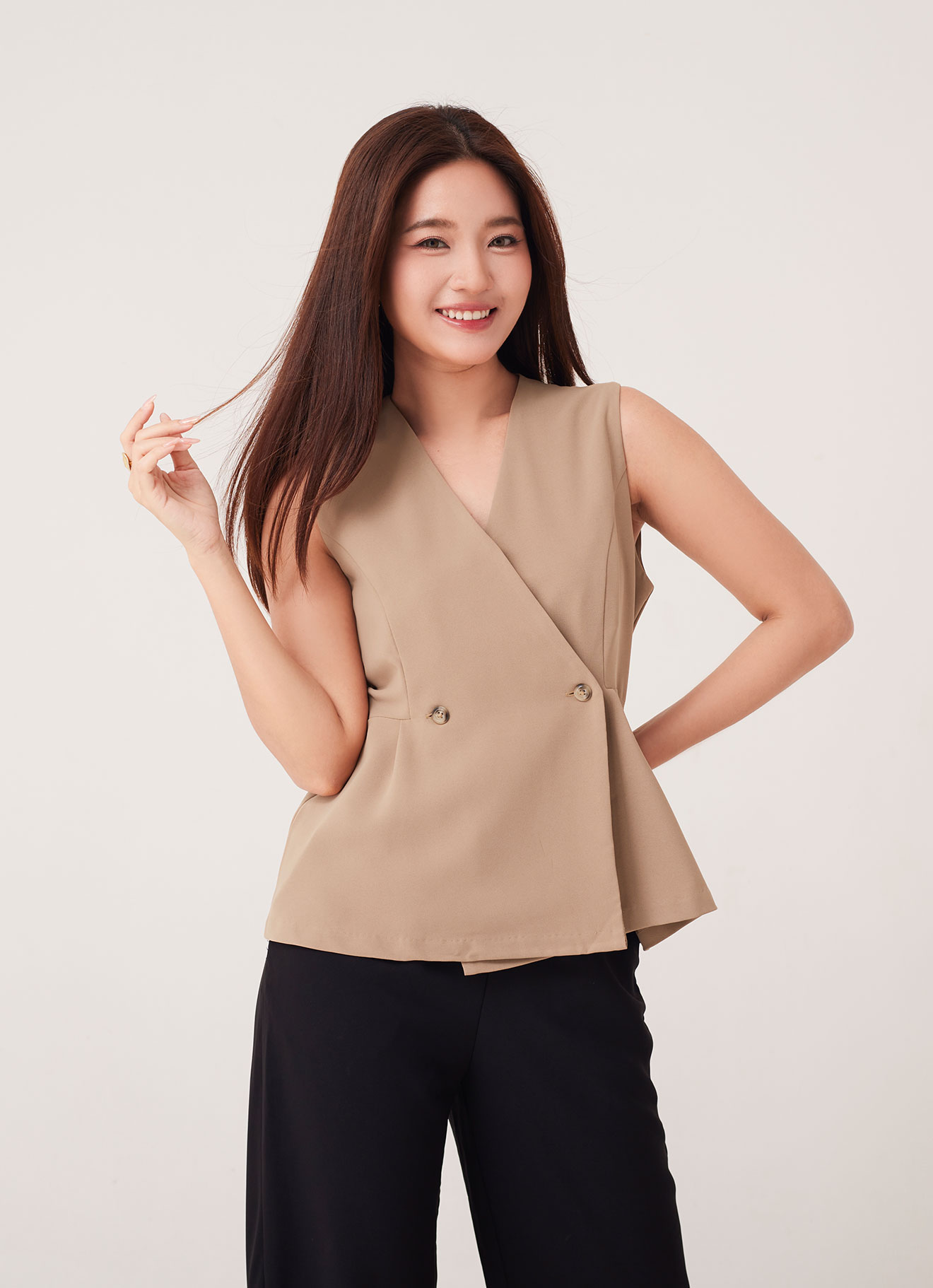 Tannin by Sleeveless Blouse