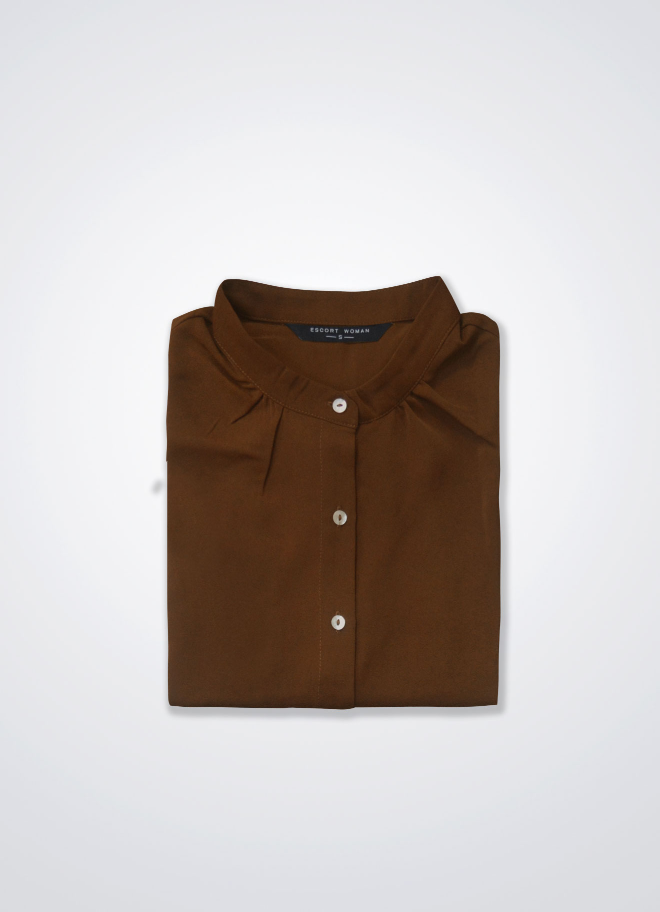 Tortoise-Shell by Long-sleeved Blouse
