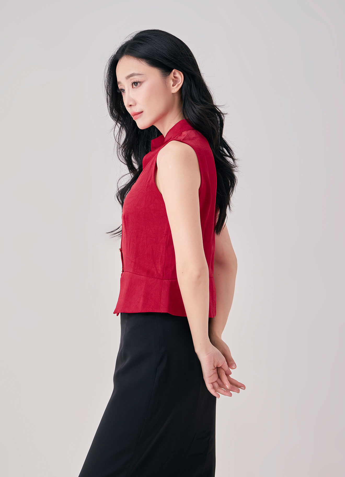 True-Red by Sleeveless Top