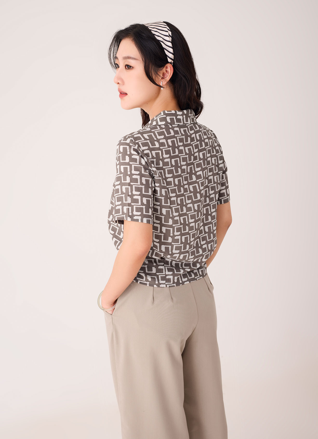 Walnut  by SHORT SLEEVE SHIRT