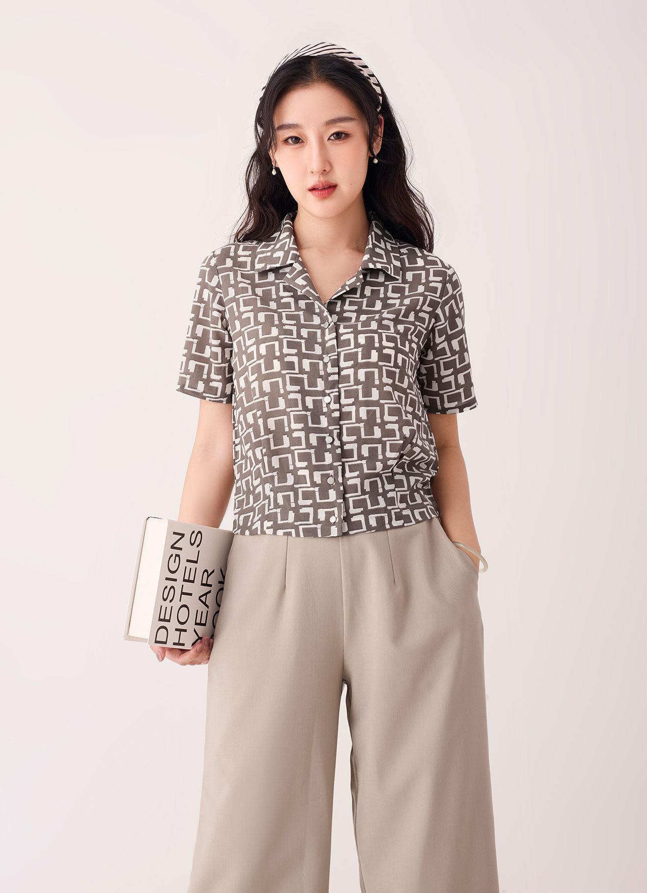 Walnut  by SHORT SLEEVE SHIRT