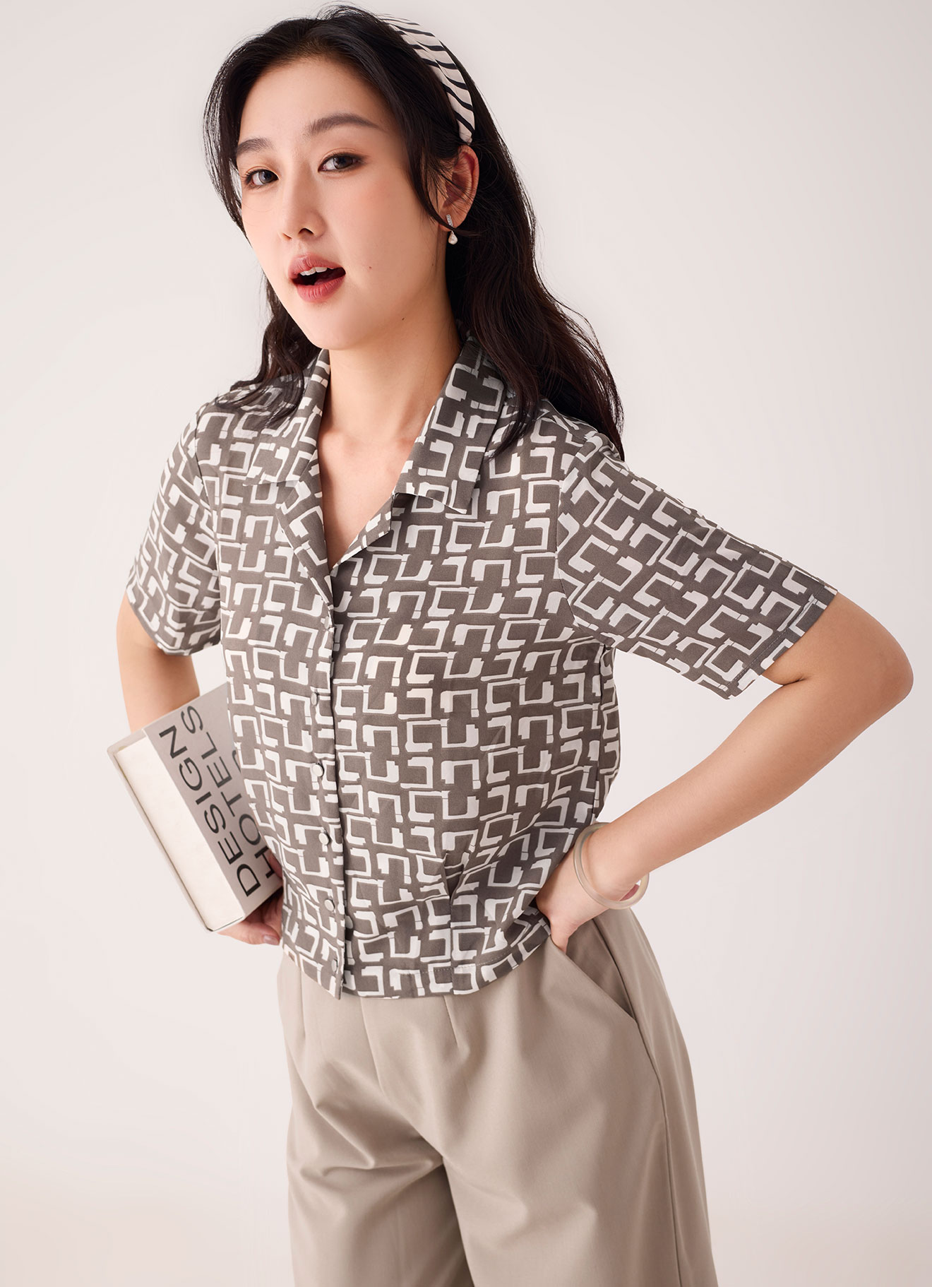 Walnut  by SHORT SLEEVE SHIRT