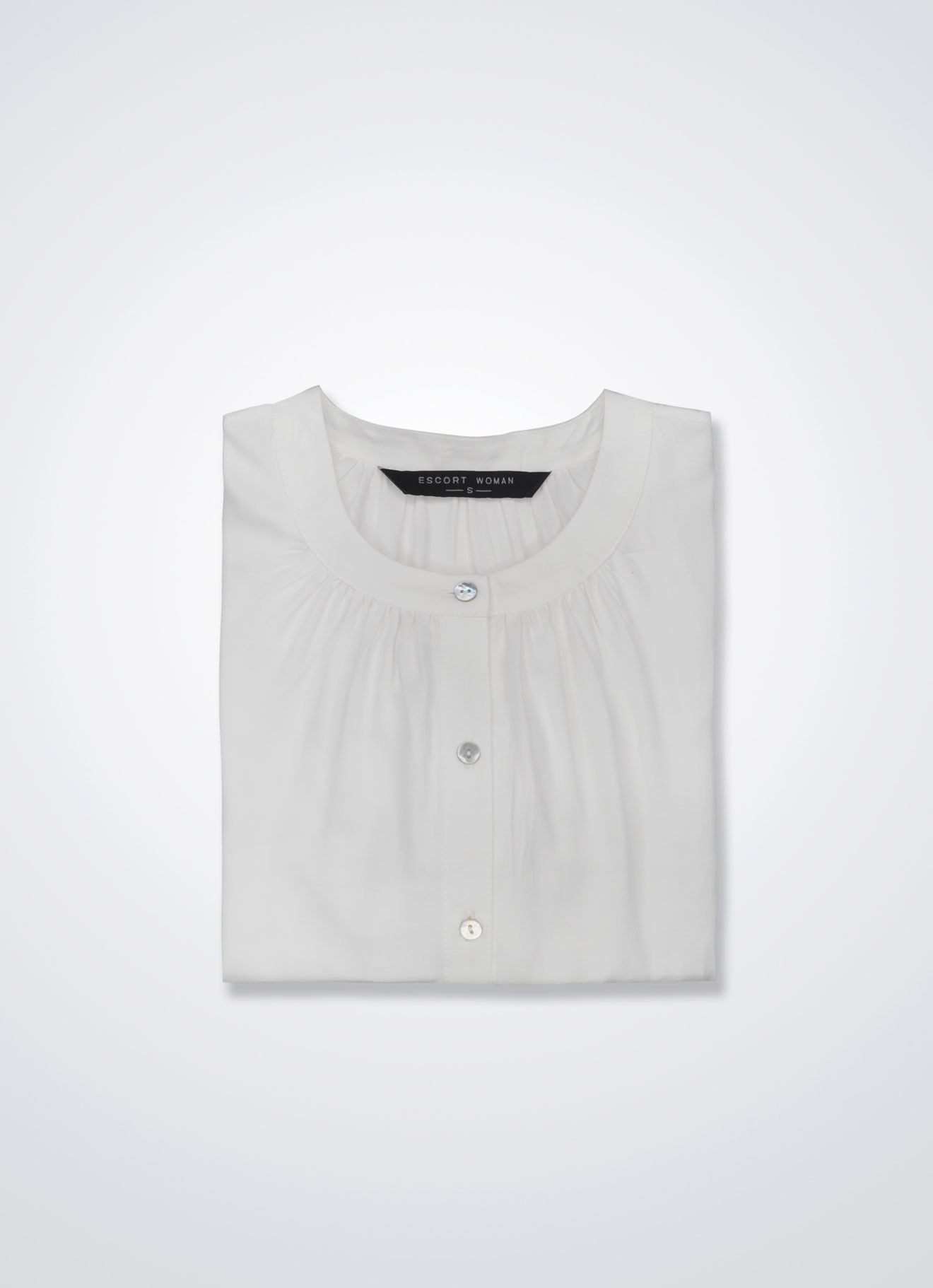 White by Sleeve Blouse