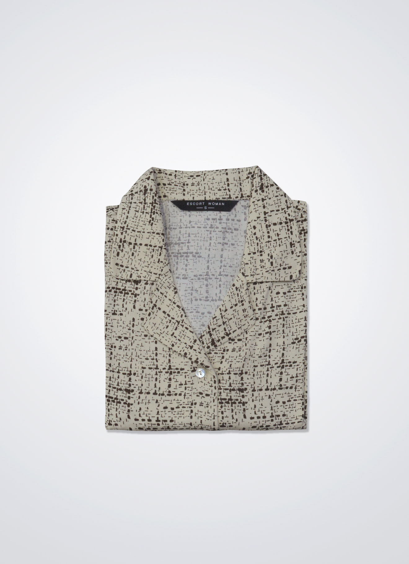 Winter-White by Printed Shirt