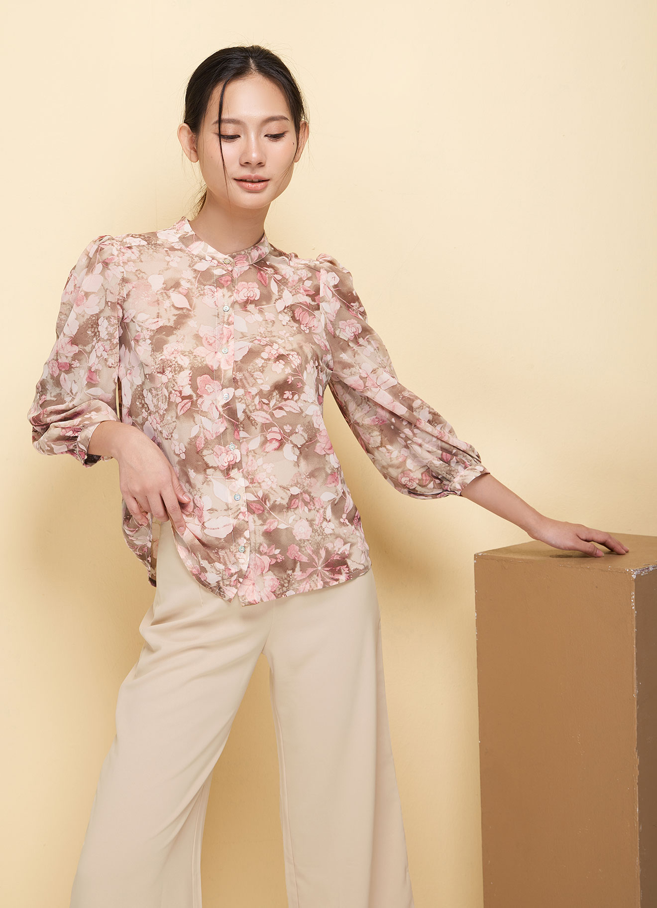 Woodsmoke by Long-sleeved Blouse