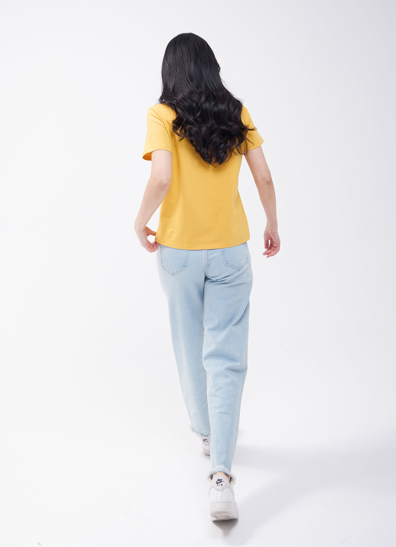 Yolk-Yellow by Sleeve Blouse