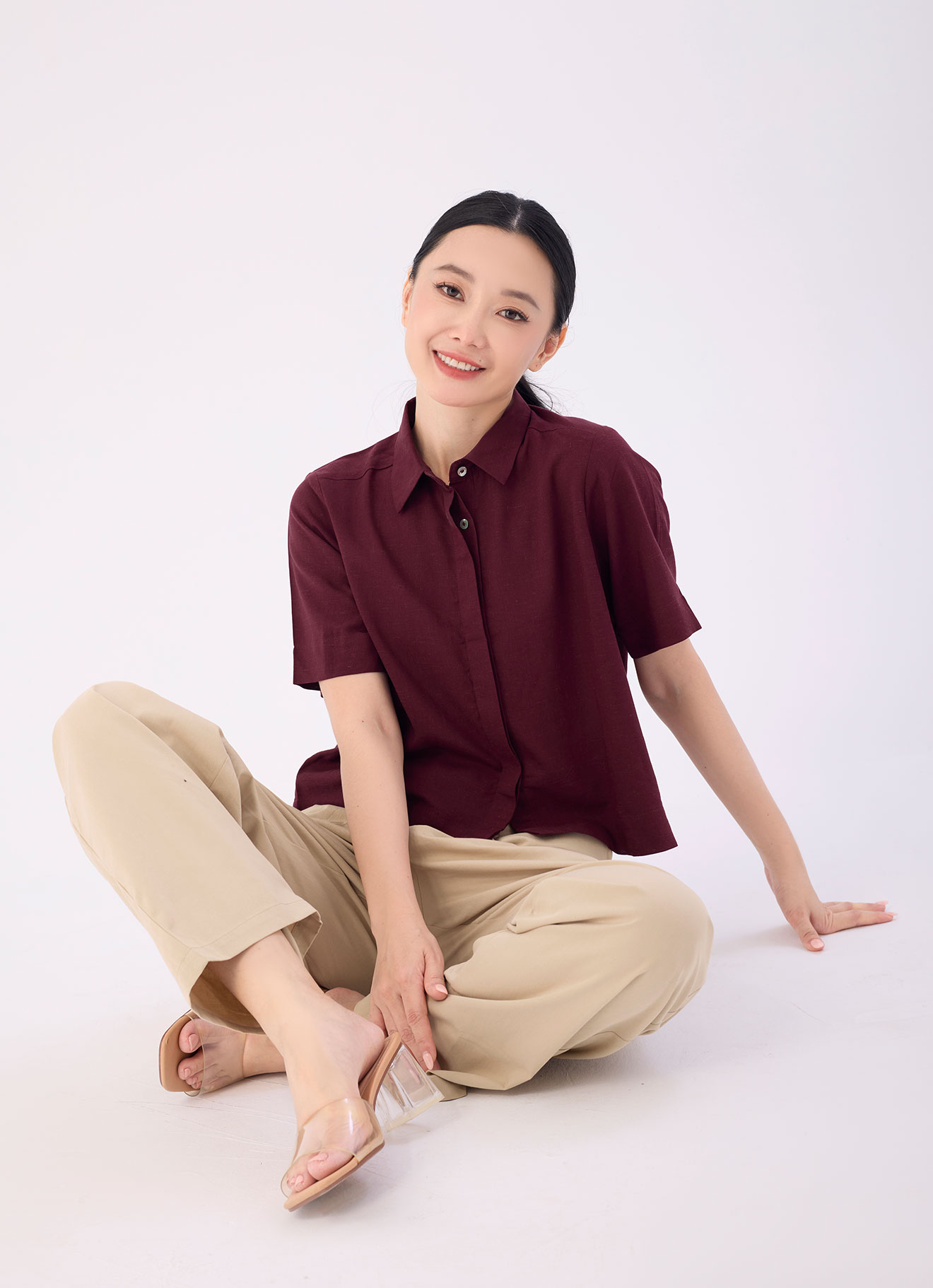 Zinfandel  by Shirt Collor Top